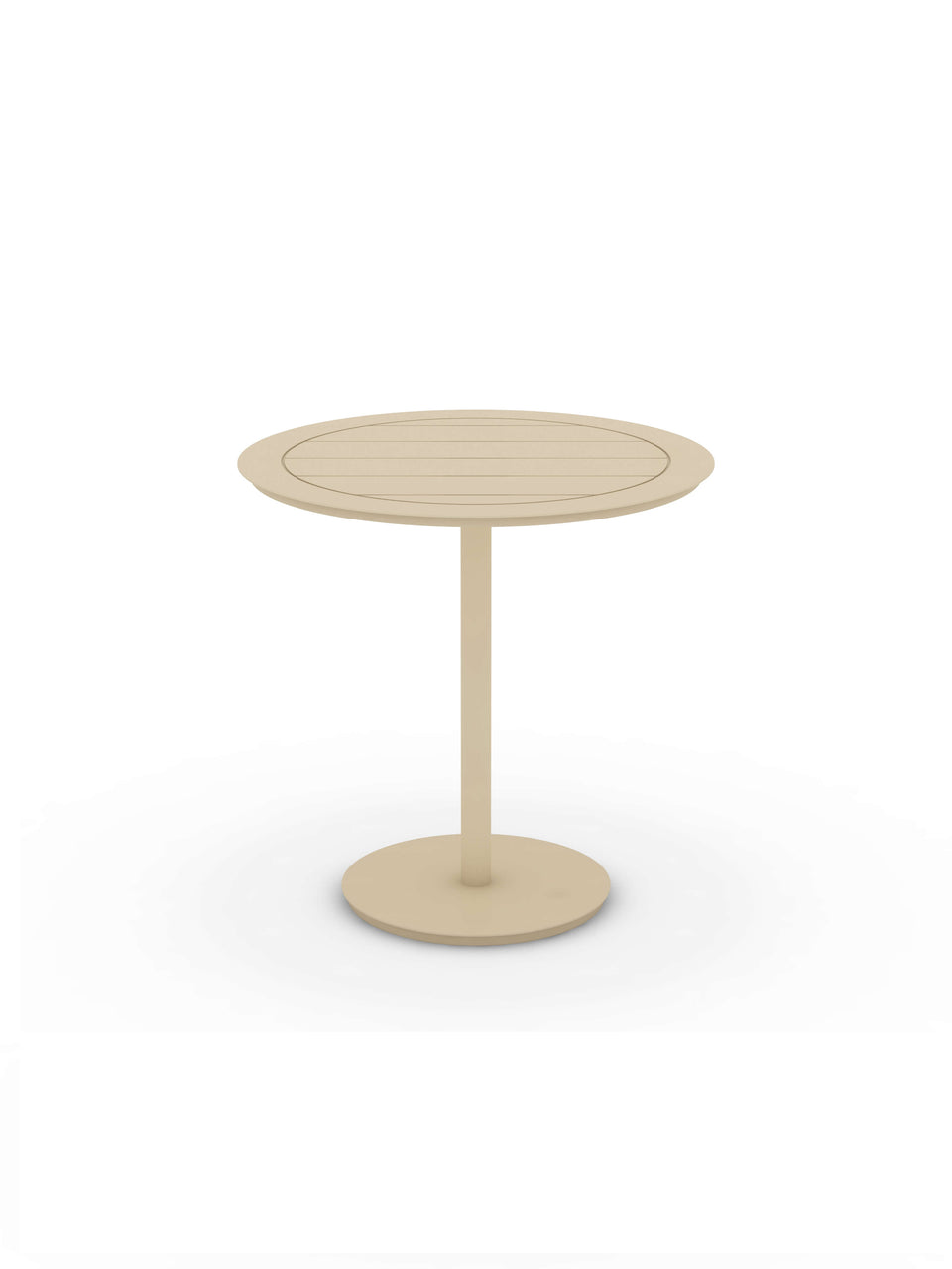 NEMI BAR DINING TABLE ROUND OUTDOOR ALUMINIUM