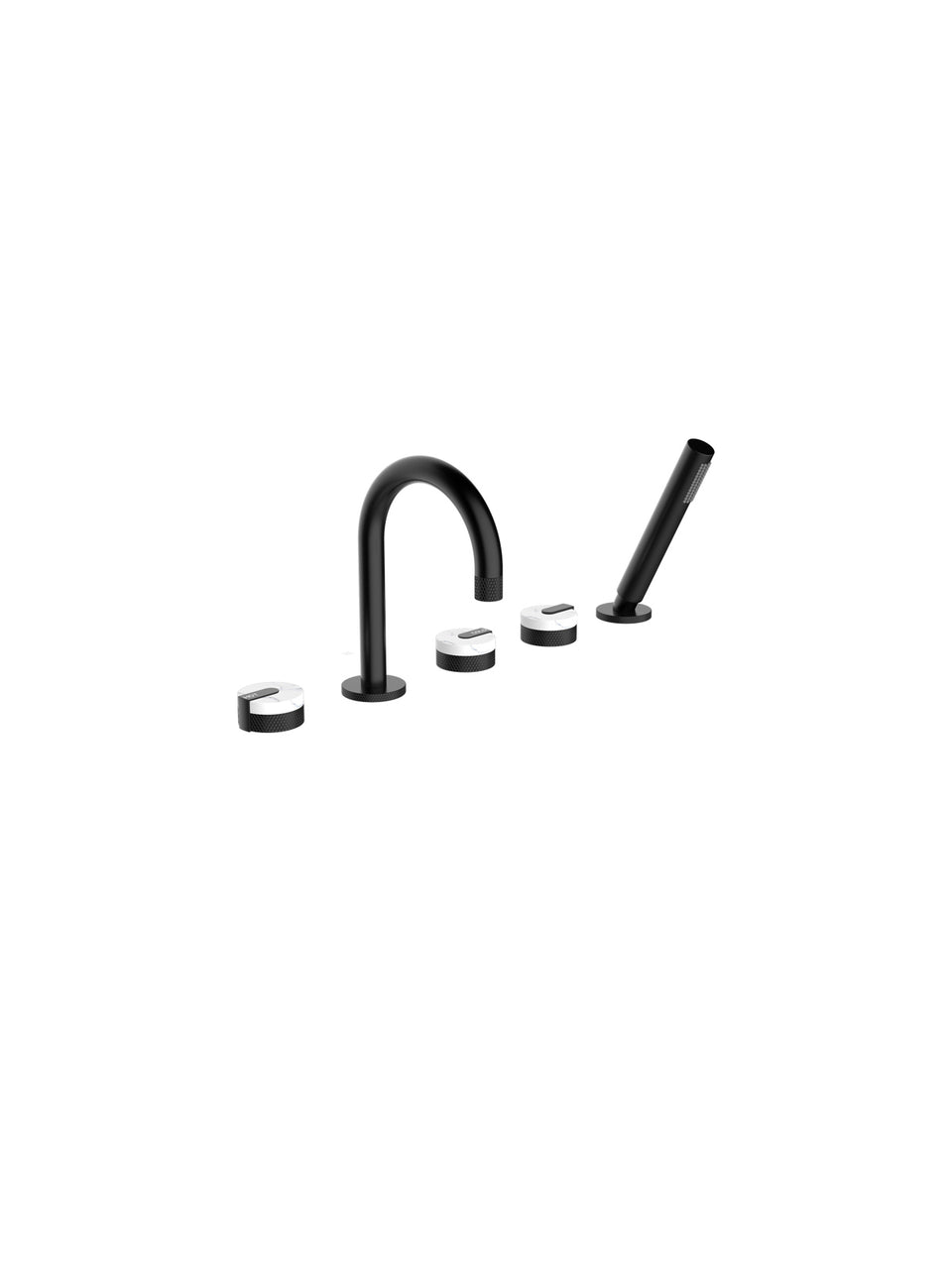 5 HOLE BATH SYSTEM-MATTE BLACK