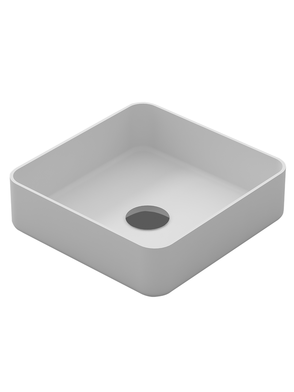 ACRYLIC WASH BASIN SINK-MATTE WHITE