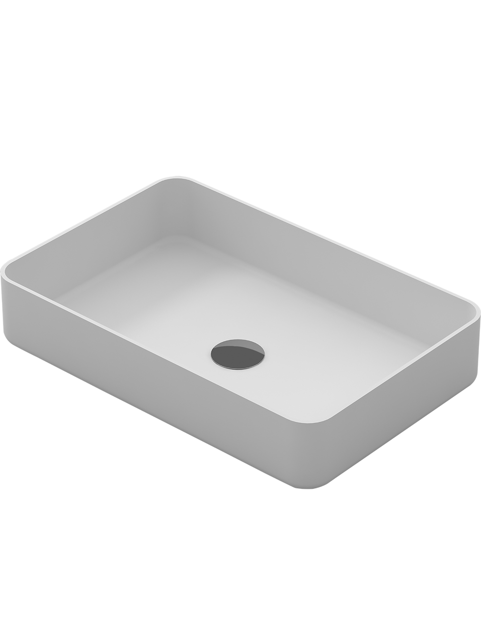 ACRYLIC WASH BASIN SINK-MATTE WHITE