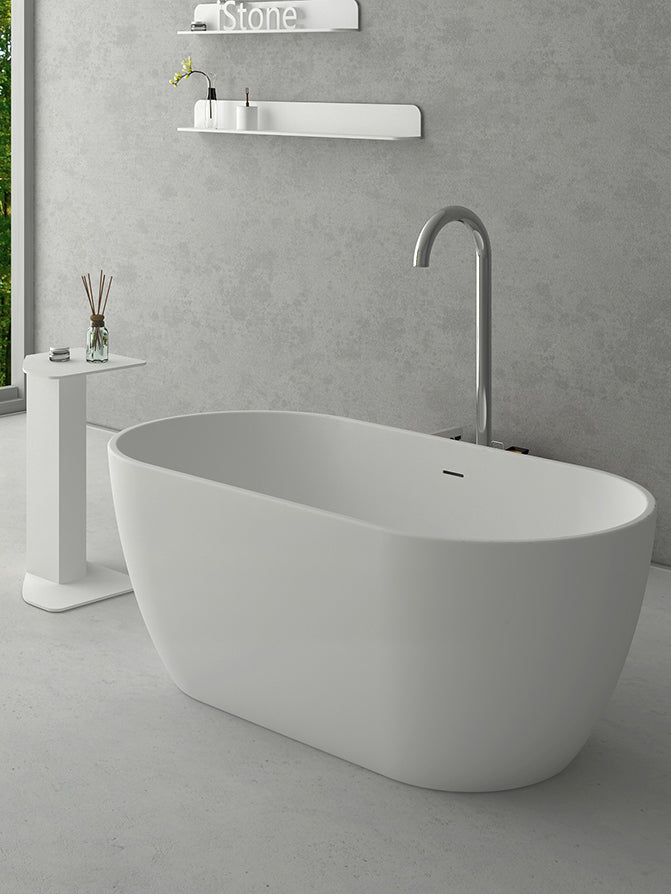 ACRYLIC FREE STANDING BATH-MATTE WHITE