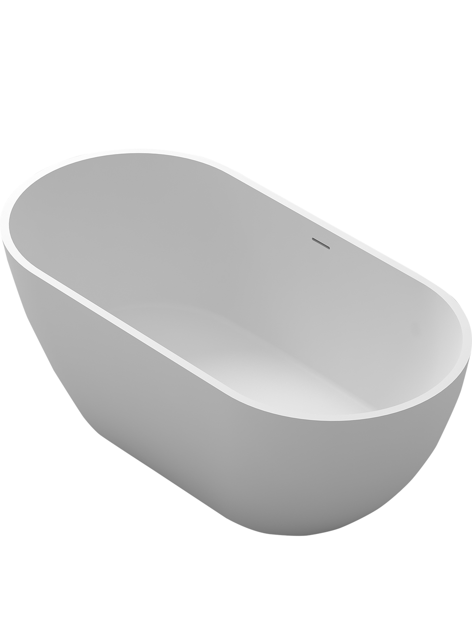 ACRYLIC FREE STANDING BATH-MATTE WHITE