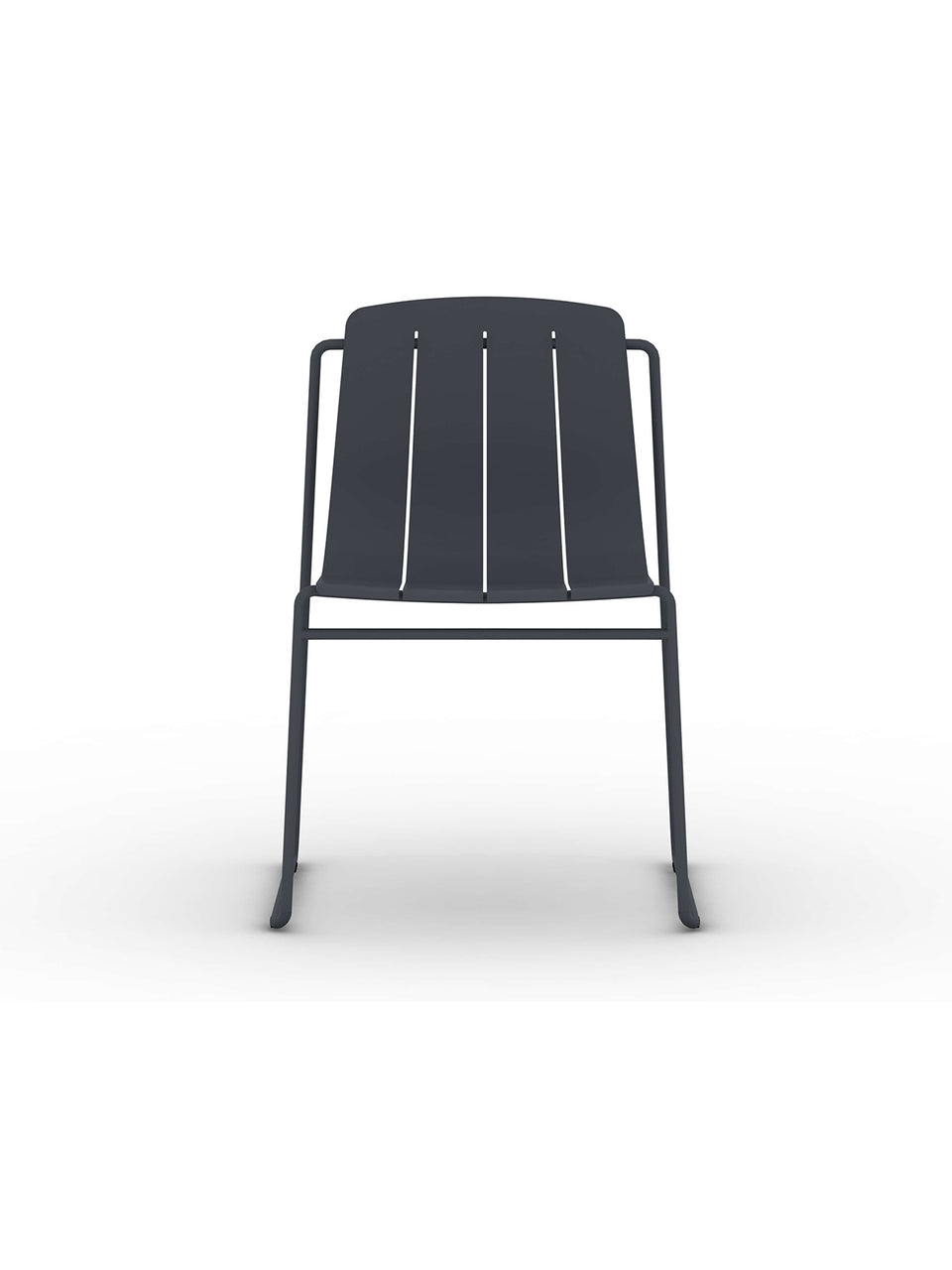 DASIA DINING CHAIR OUTDOOR ALUMINIUM STACKABLE SLIDE-FRAME BASE