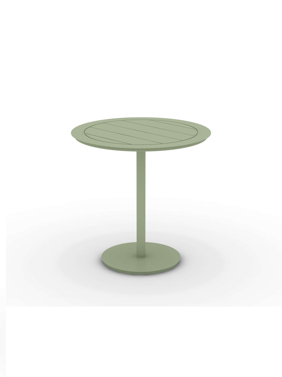 NEMI BAR DINING TABLE ROUND OUTDOOR ALUMINIUM