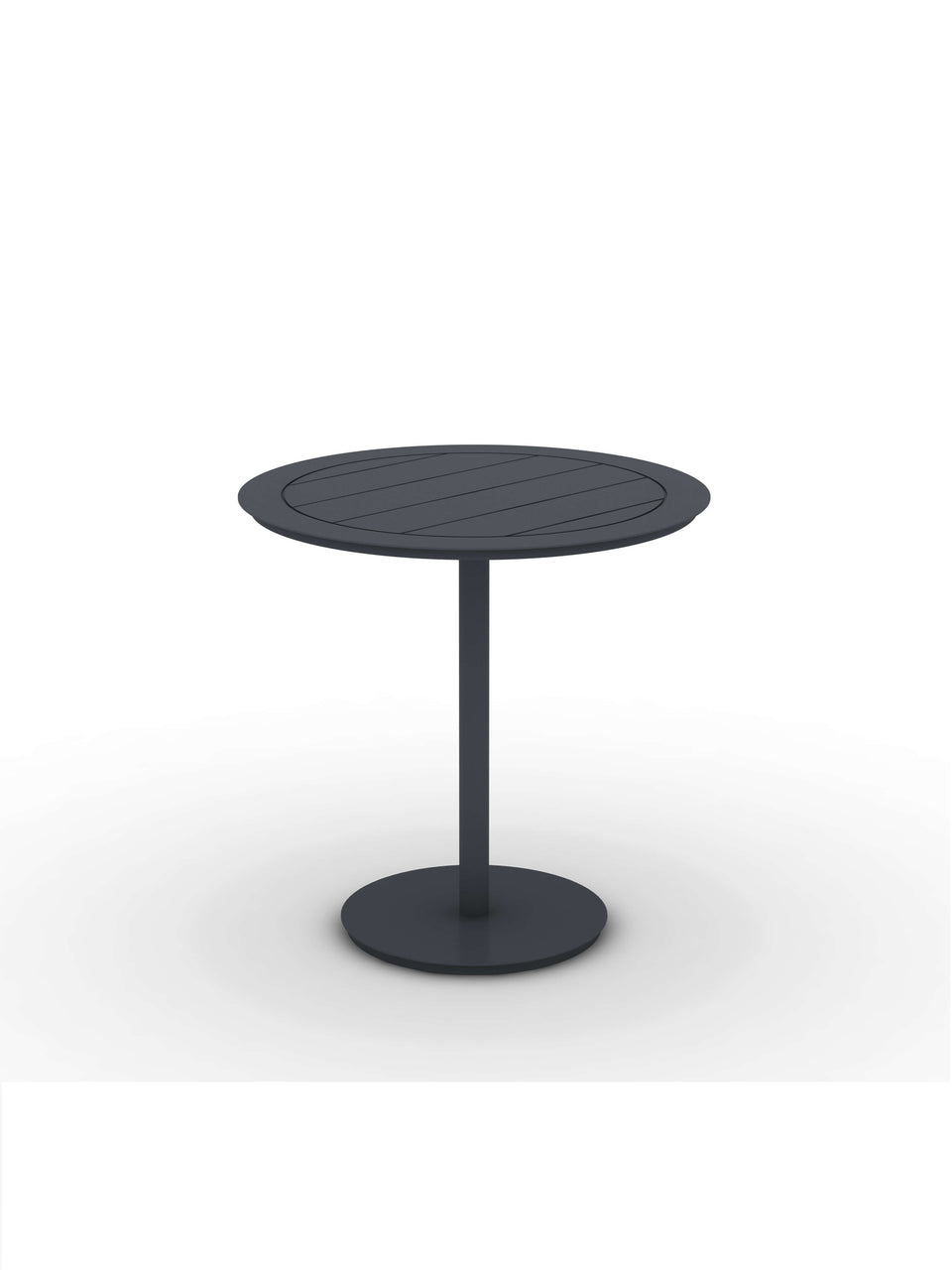 NEMI BAR DINING TABLE ROUND OUTDOOR ALUMINIUM