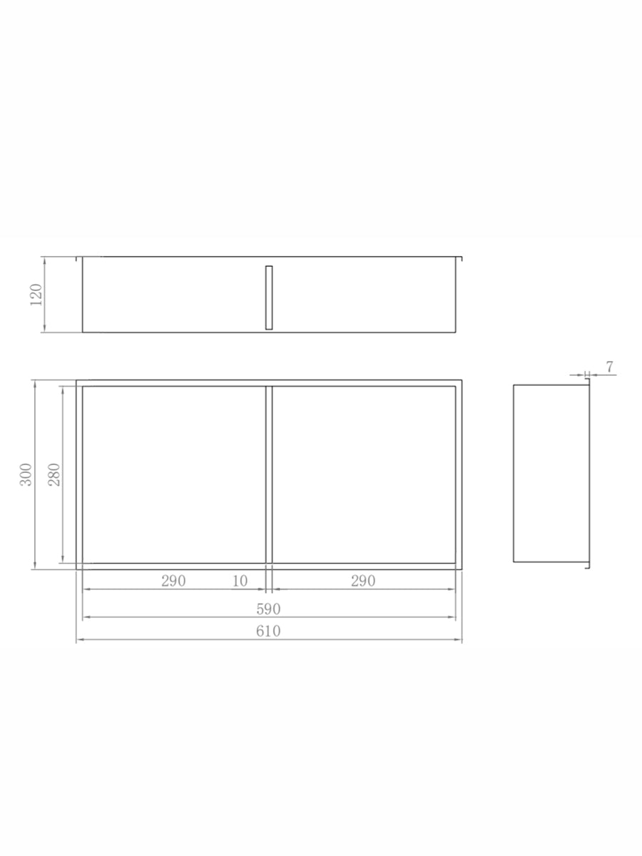 HAND MADE 304 STAINLESS STEEL SHOWER NICHE