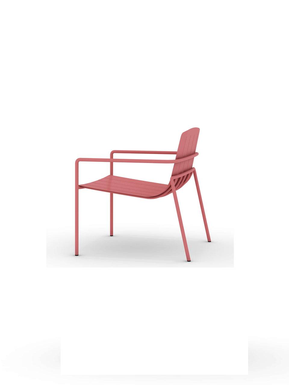 DASIA LOUNGE CHAIR WITH ARMREST OURDOOR ALUMINIUM STACKABLE